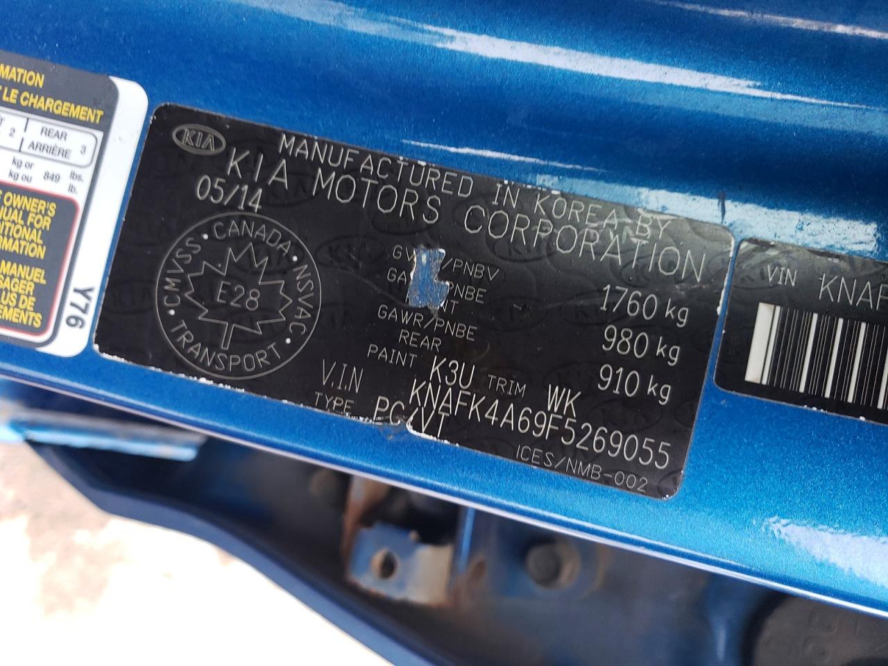 2015 KIA FORTE LX photo 13