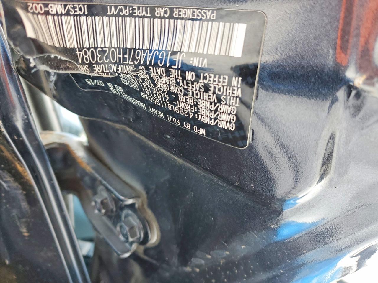 2015 SUBARU IMPREZA photo 13