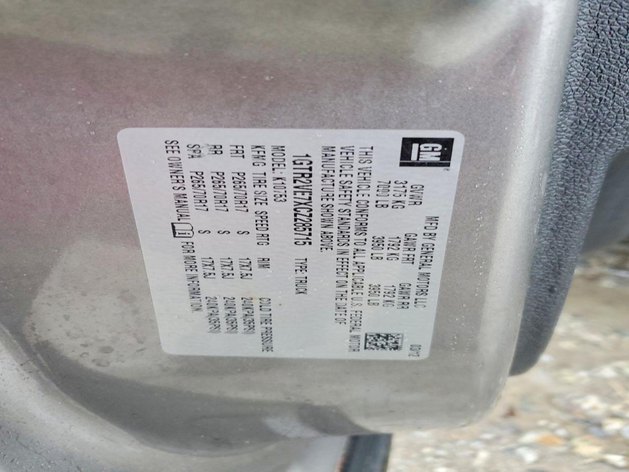 2012 GMC SIERRA K1500 SLE photo 12