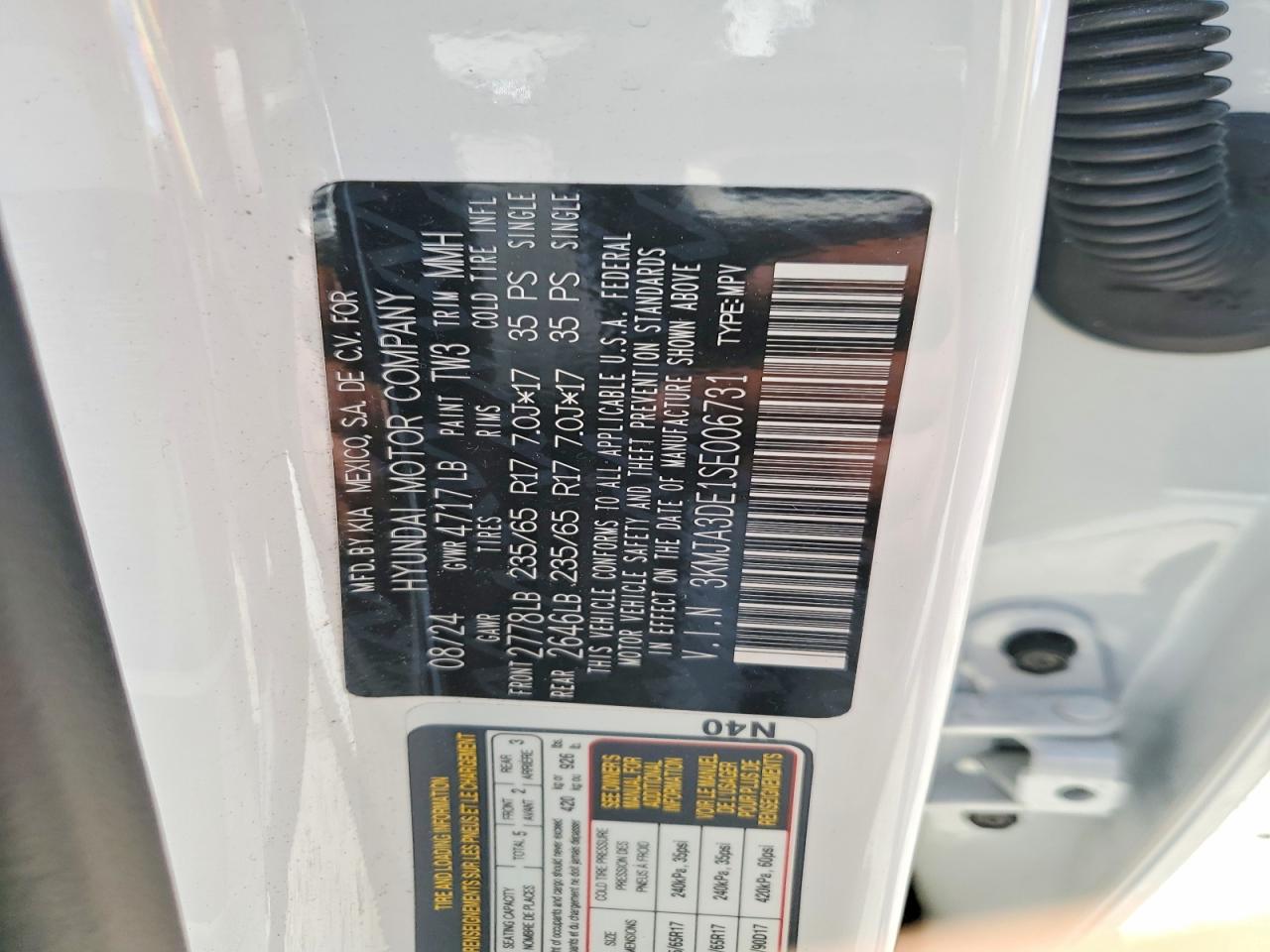 2025 HYUNDAI TUCSON SE photo 13
