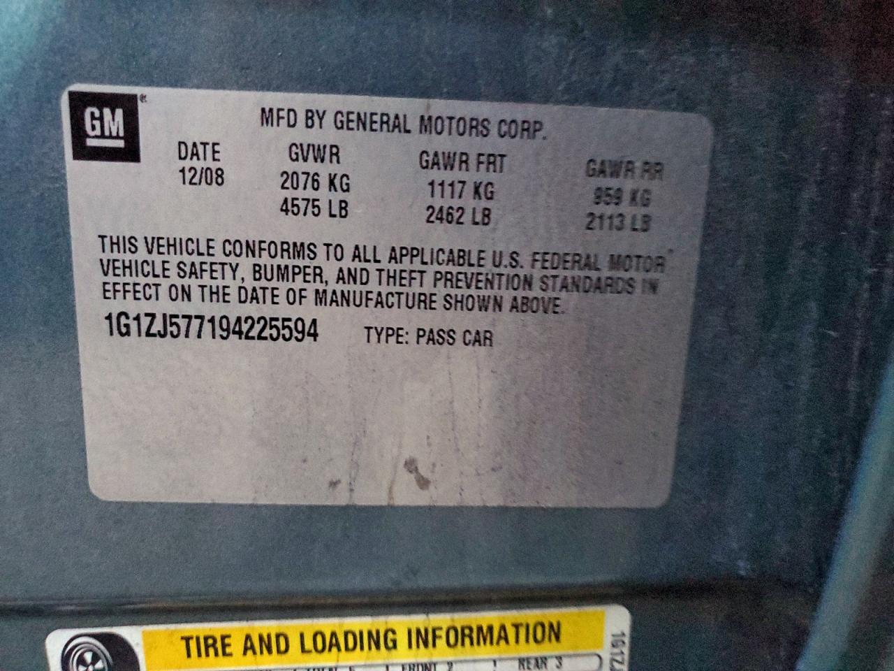 2009 CHEVROLET MALIBU 2LT photo 13