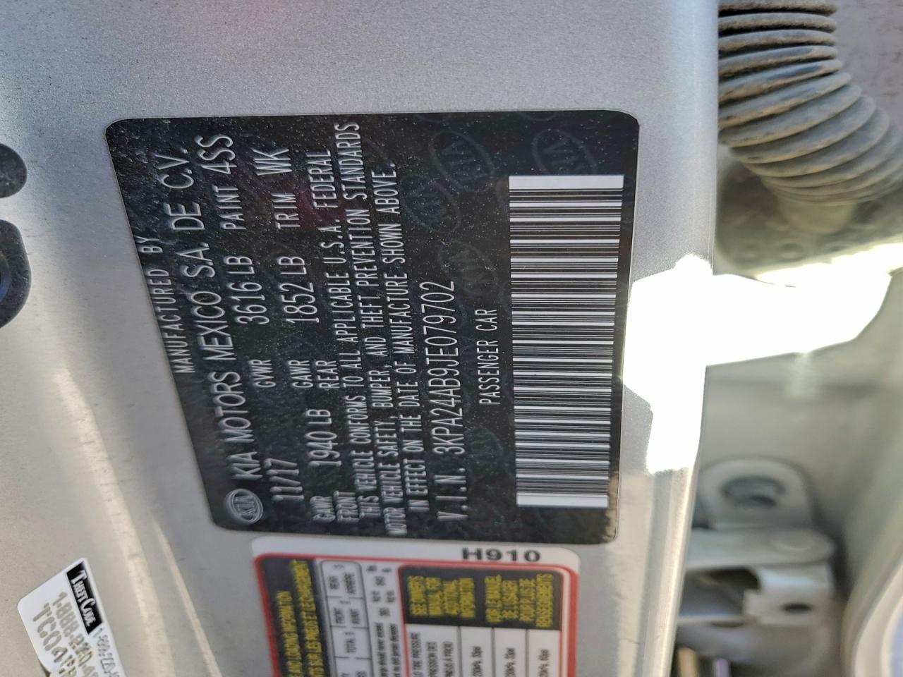 2018 KIA RIO LX photo 12