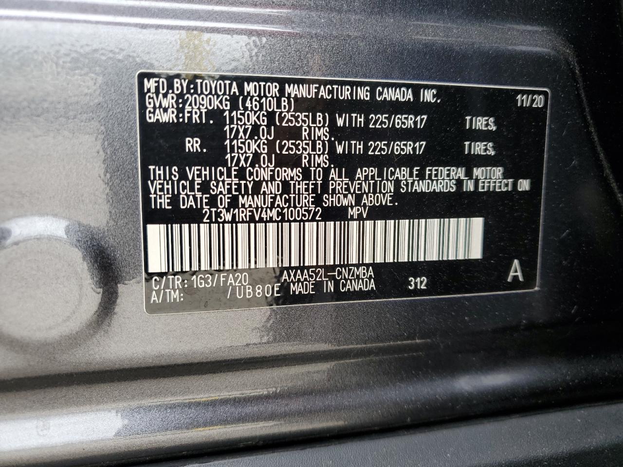2021 TOYOTA RAV4 XLE photo 14