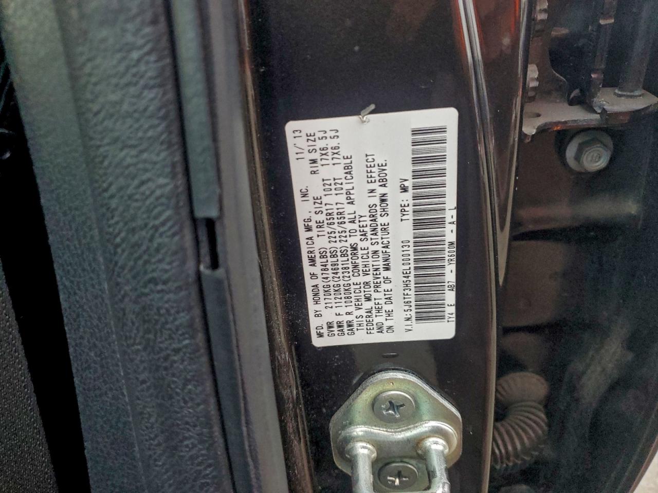 2014 HONDA CROSSTOUR EXL photo 12