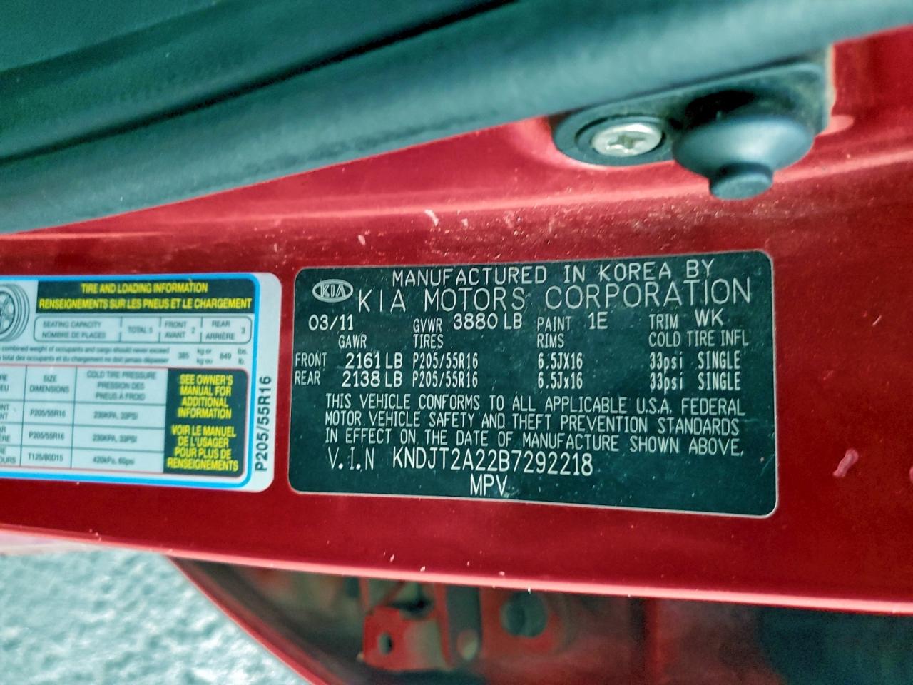 2011 KIA SOUL + photo 13