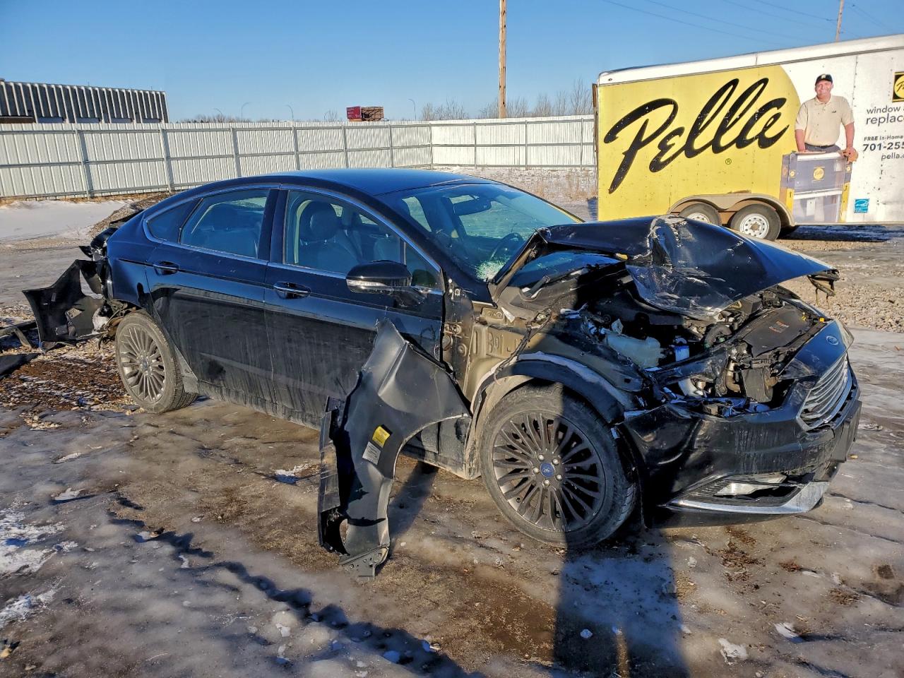 2017 FORD FUSION SE photo 4