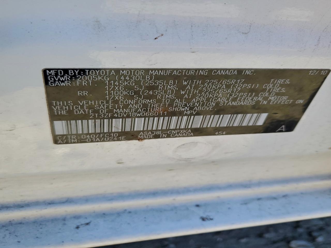 2011 TOYOTA RAV4 photo 14