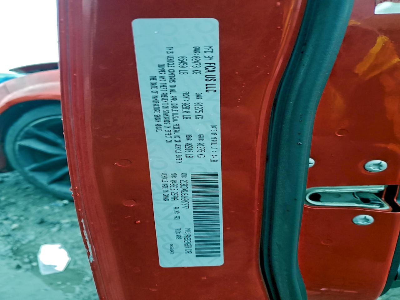 2018 DODGE CHARGER R/T 392 photo 12