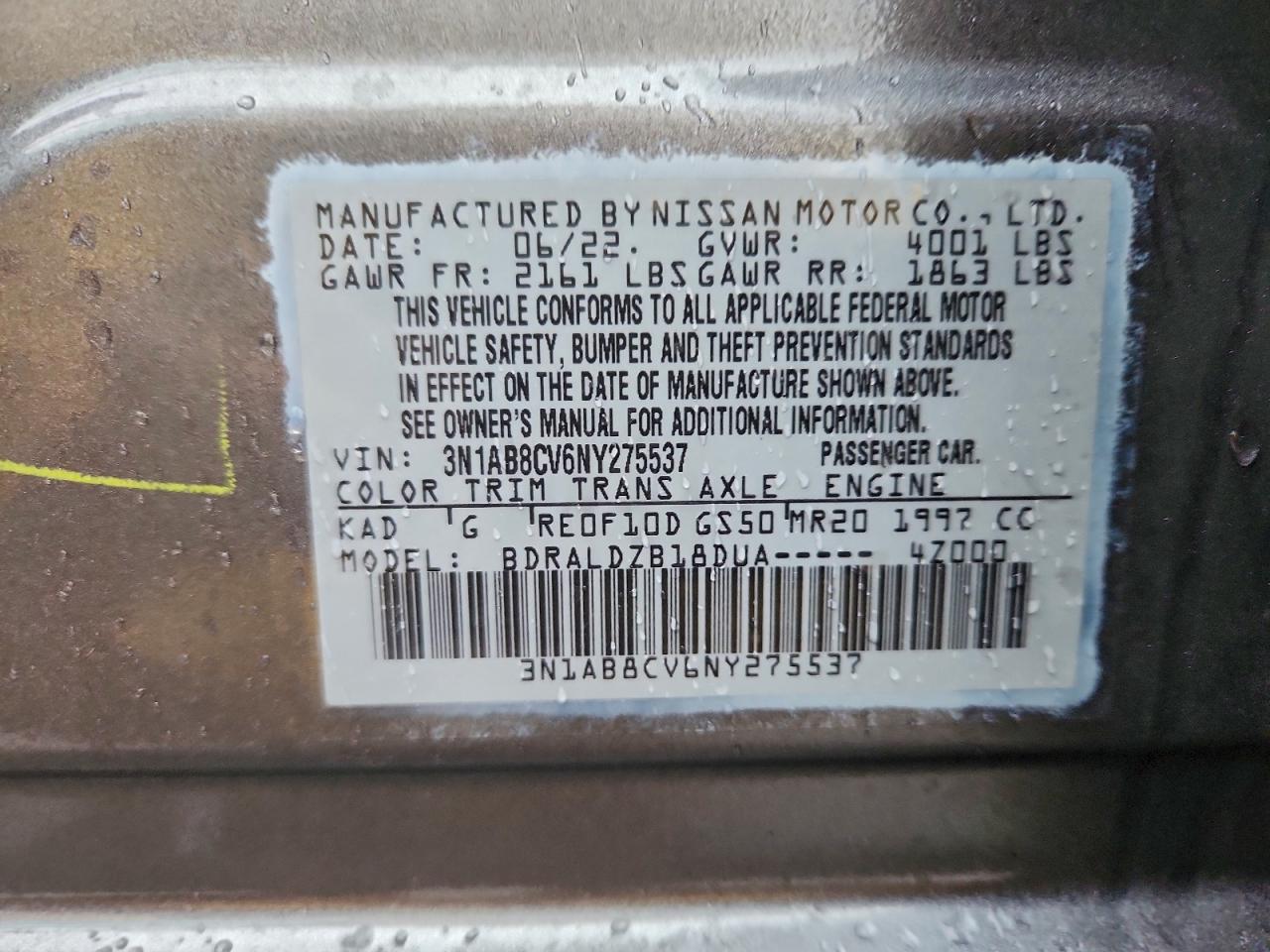2022 NISSAN SENTRA SV photo 34
