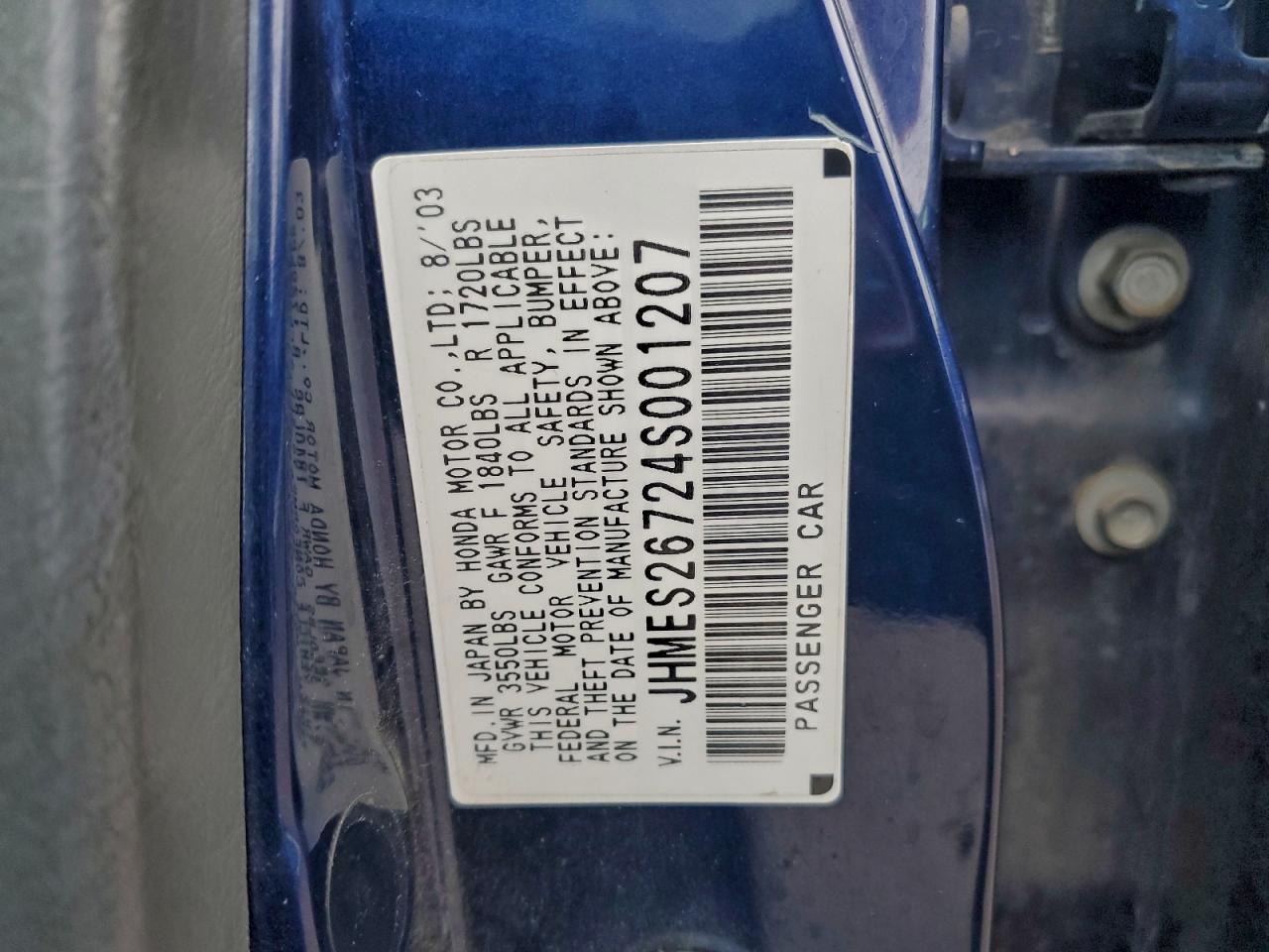 2004 HONDA CIVIC EX photo 12