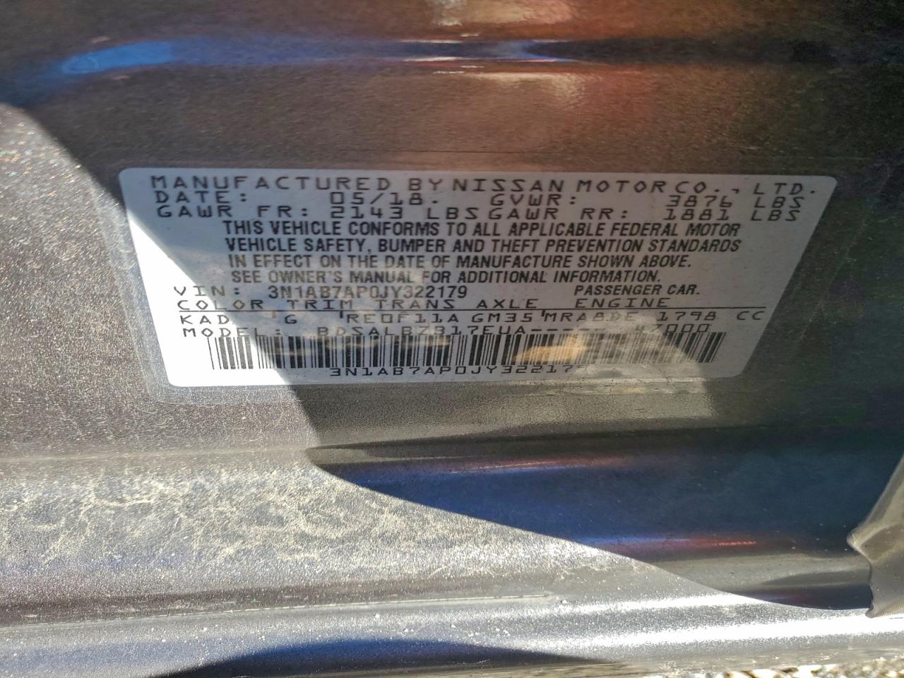 2018 NISSAN SENTRA S photo 12