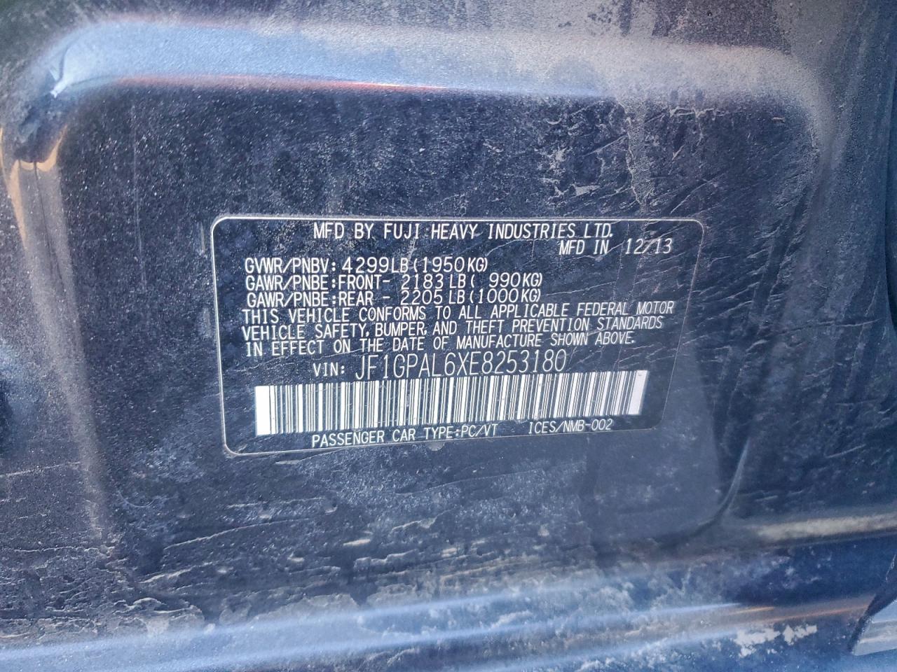 2014 SUBARU IMPREZA SPORT PREMIUM photo 13