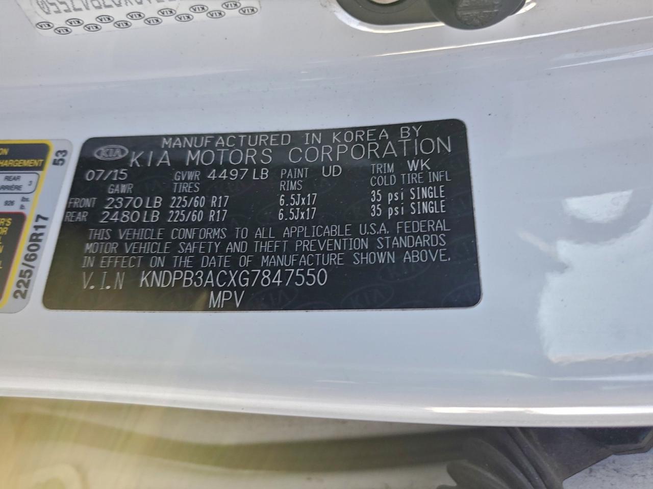 2016 KIA SPORTAGE LX photo 13