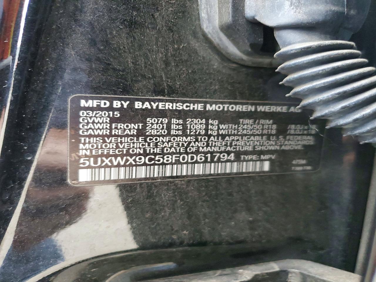 2015 BMW X3 XDRIVE28I photo 23