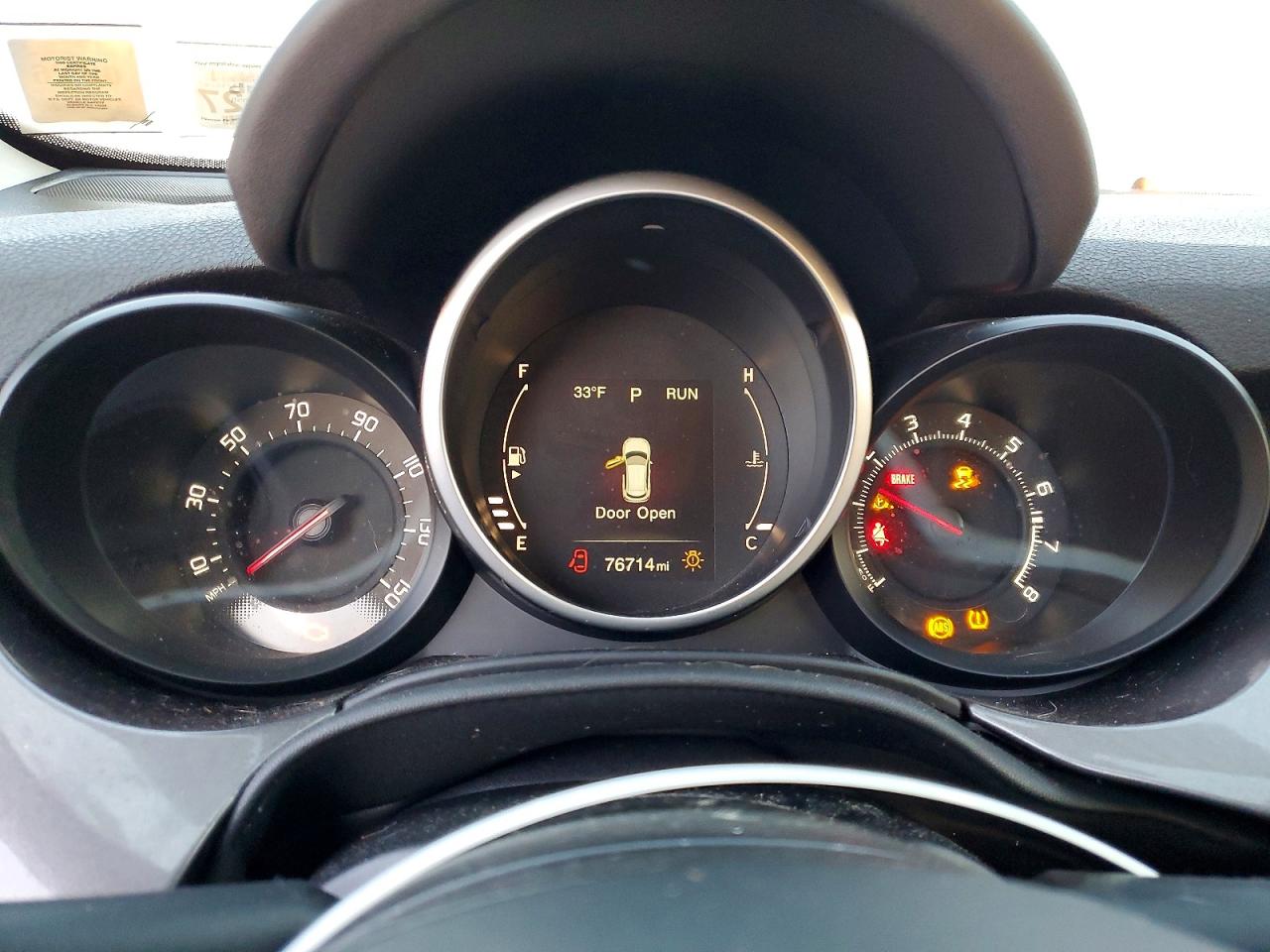 2016 FIAT 500X LOUNGE photo 9