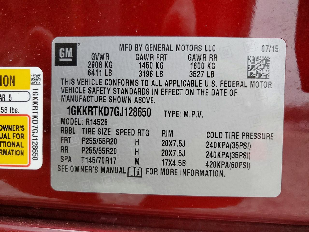 2016 GMC ACADIA DENALI photo 13