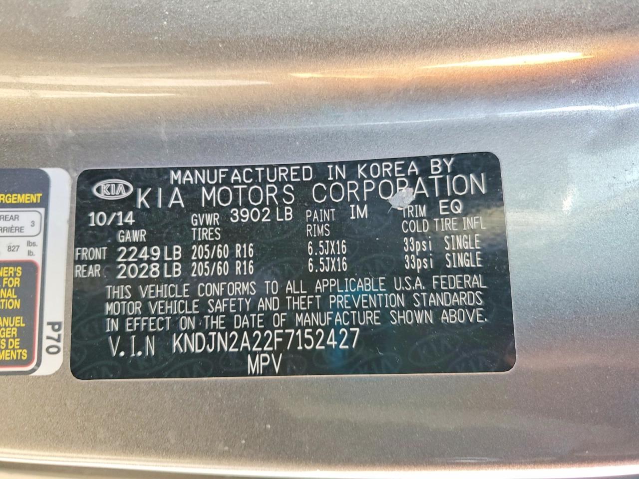 2015 KIA SOUL photo 37