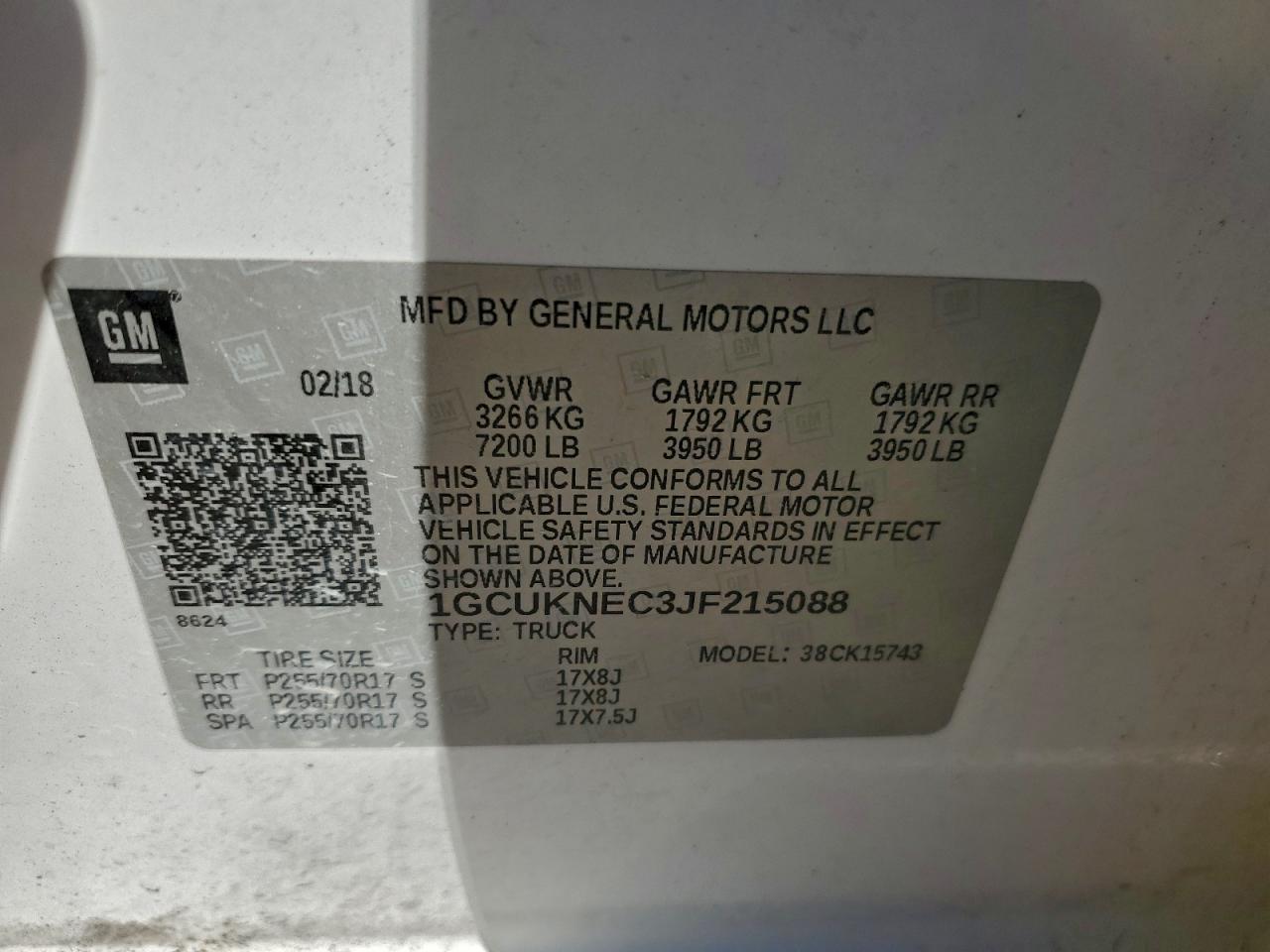 2018 CHEVROLET SILVERADO K1500 photo 12