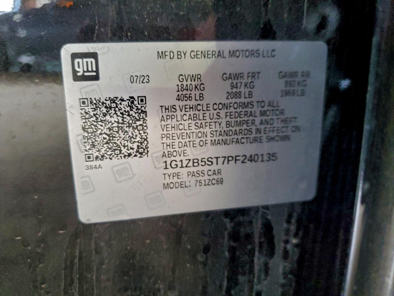 2023 CHEVROLET MALIBU LS photo 12