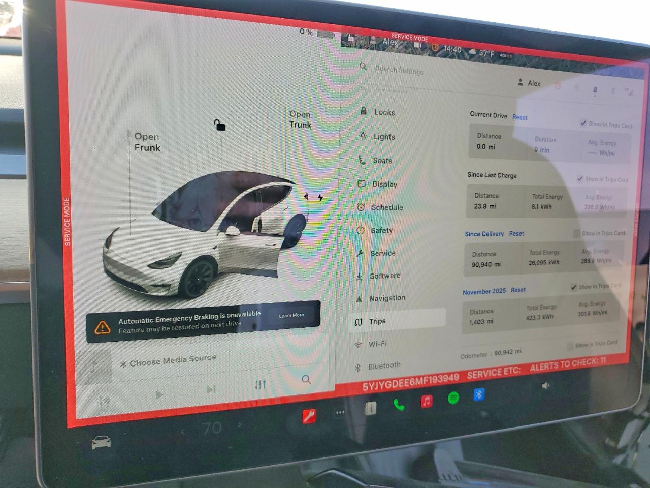 2021 TESLA MODEL Y photo 9