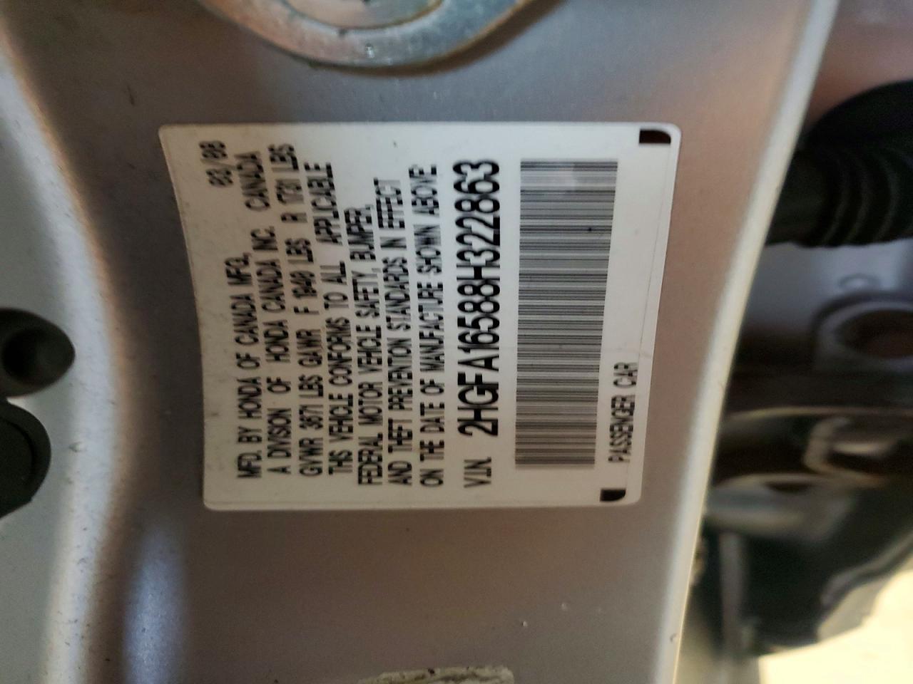 2008 HONDA CIVIC LX photo 12