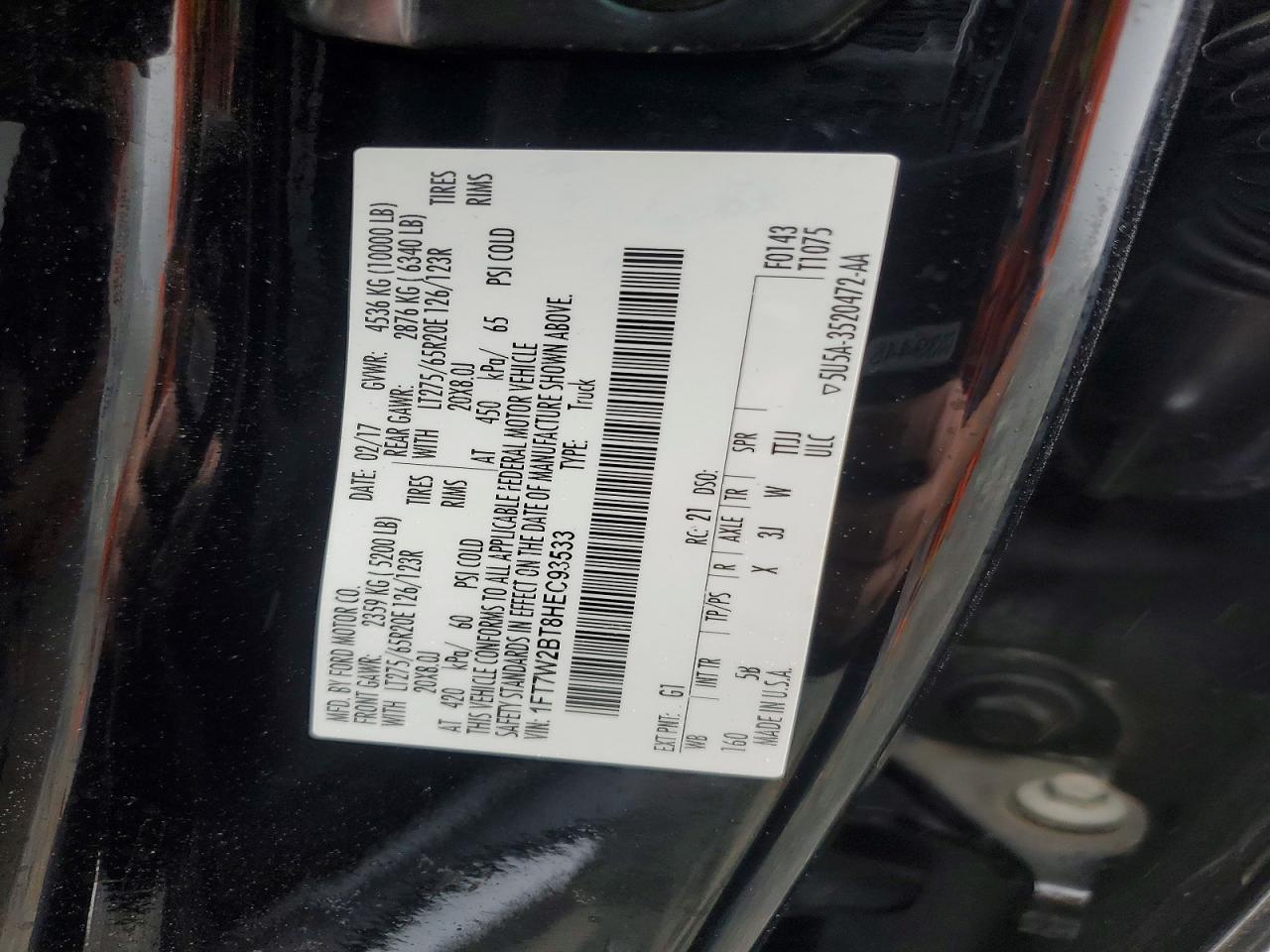 2017 FORD F250 SUPER DUTY photo 23
