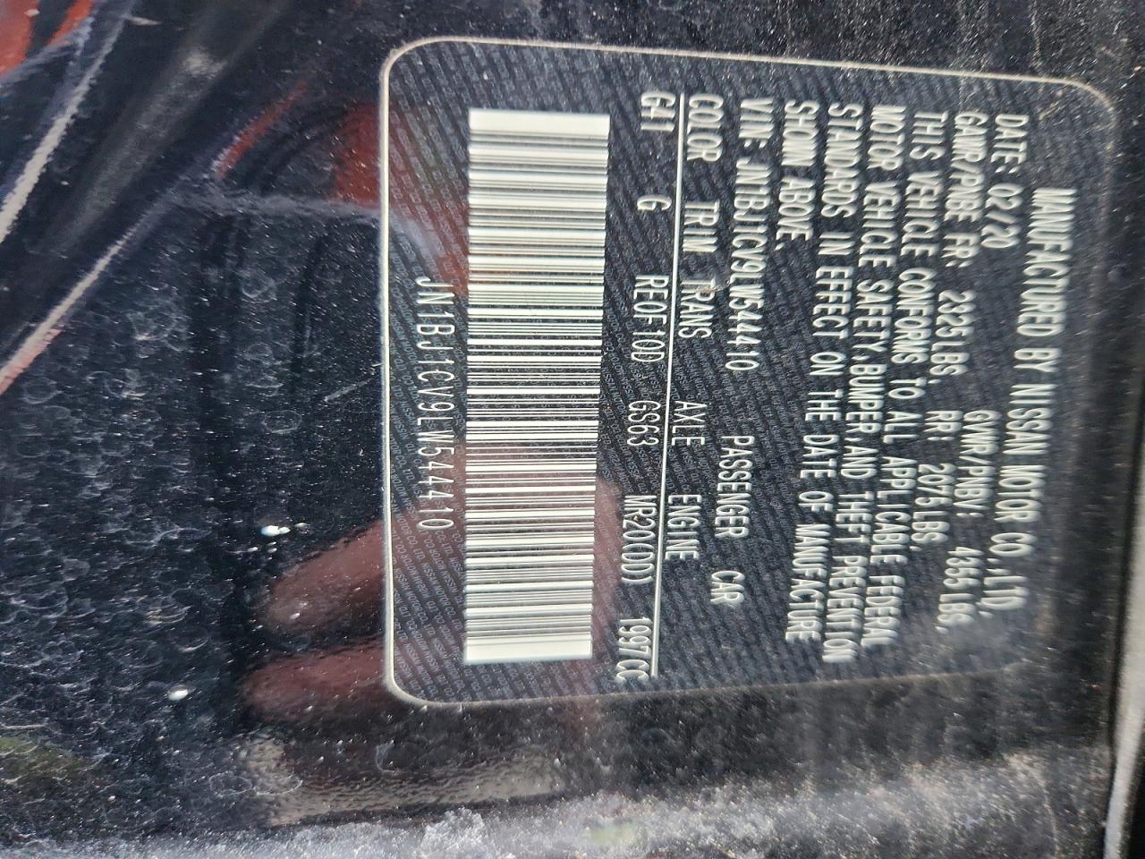 2020 NISSAN ROGUE SPORT S photo 13