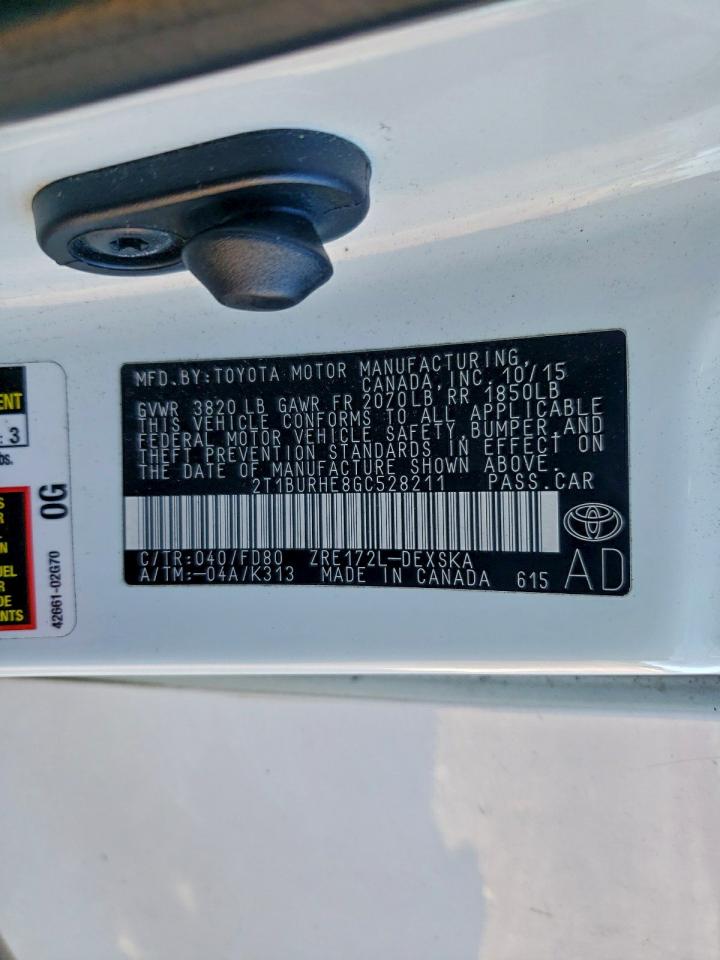 2016 TOYOTA COROLLA L photo 23