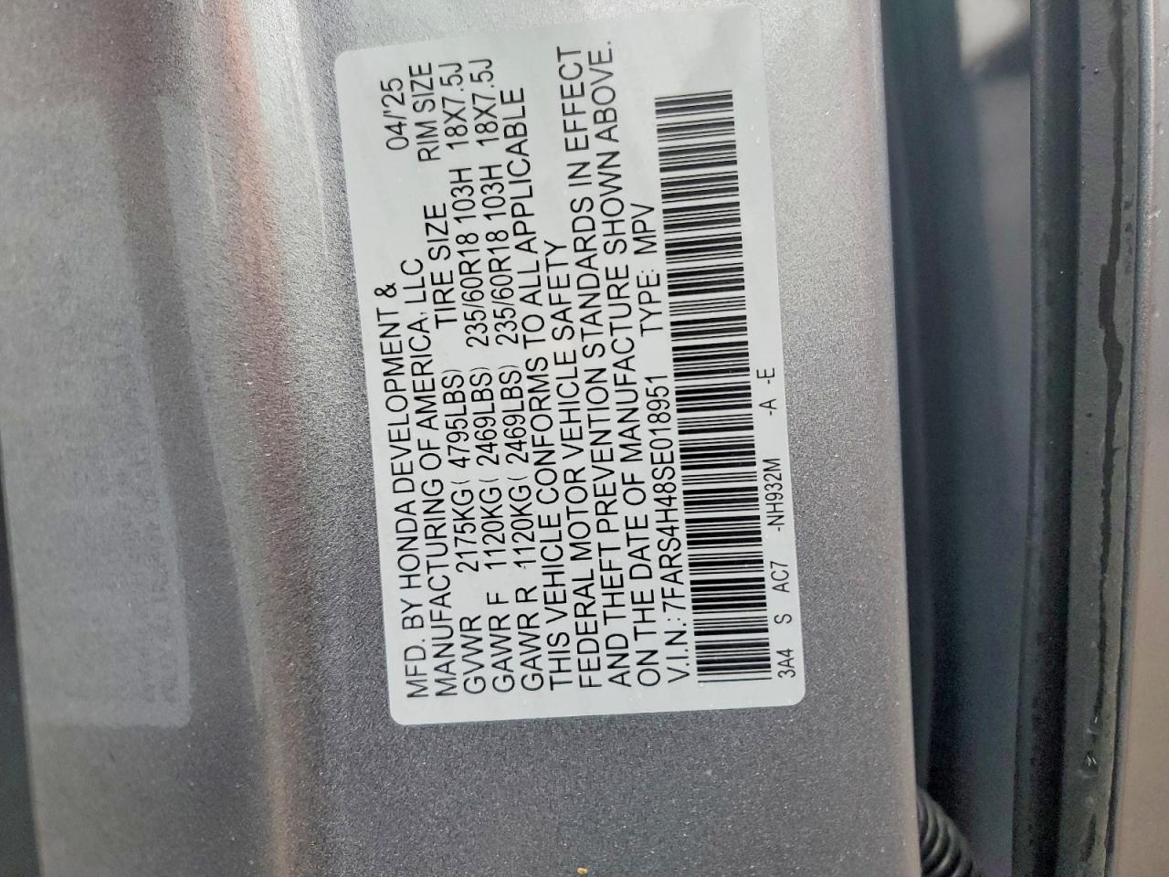 2025 HONDA CR-V EX photo 13