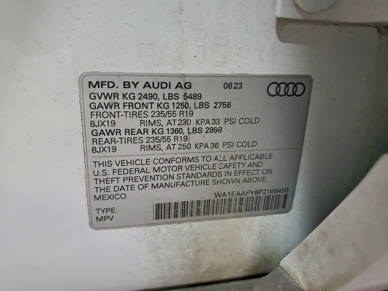 2023 AUDI Q5 PREMIUM PLUS 45 photo 13