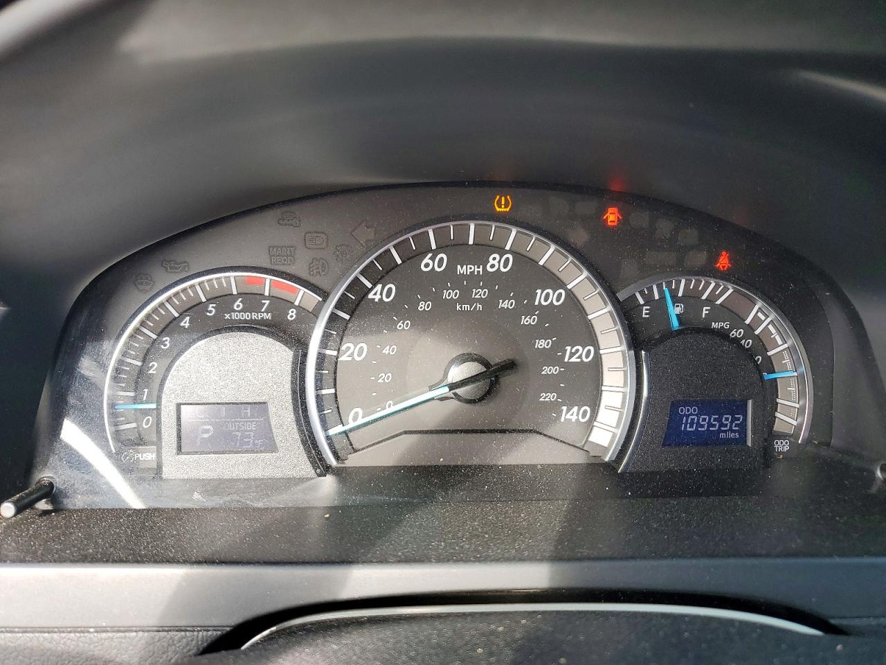 2012 TOYOTA CAMRY BASE photo 9