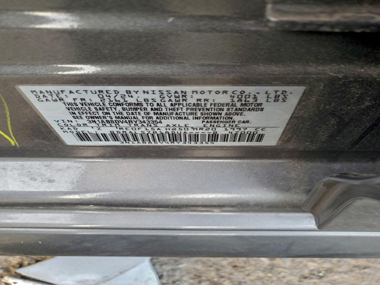 2024 NISSAN SENTRA SR photo 34