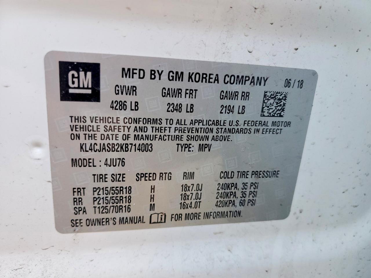 2019 BUICK ENCORE PREFERRED photo 25