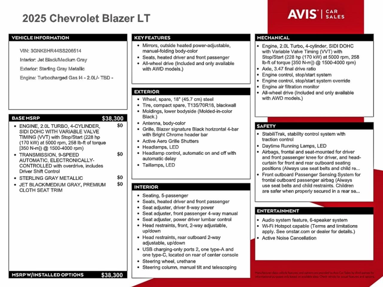 2025 CHEVROLET BLAZER 2LT photo 13