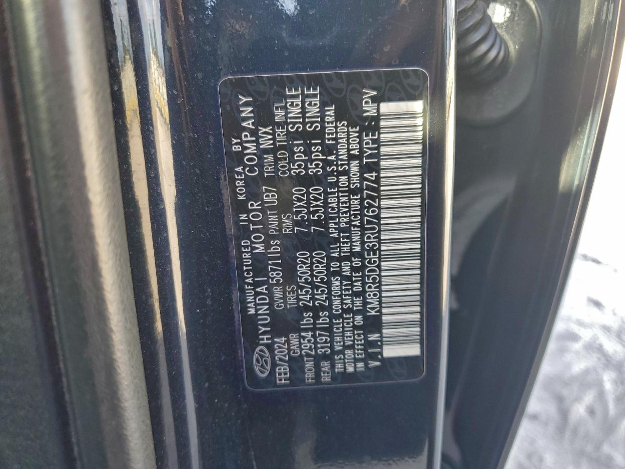 2024 HYUNDAI PALISADE LIMITED photo 27
