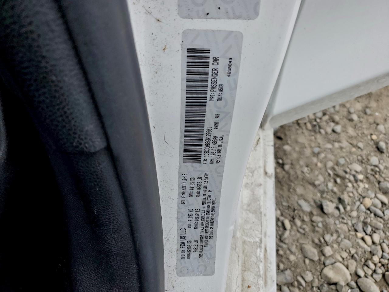 2016 CHRYSLER 200 LIMITED photo 12
