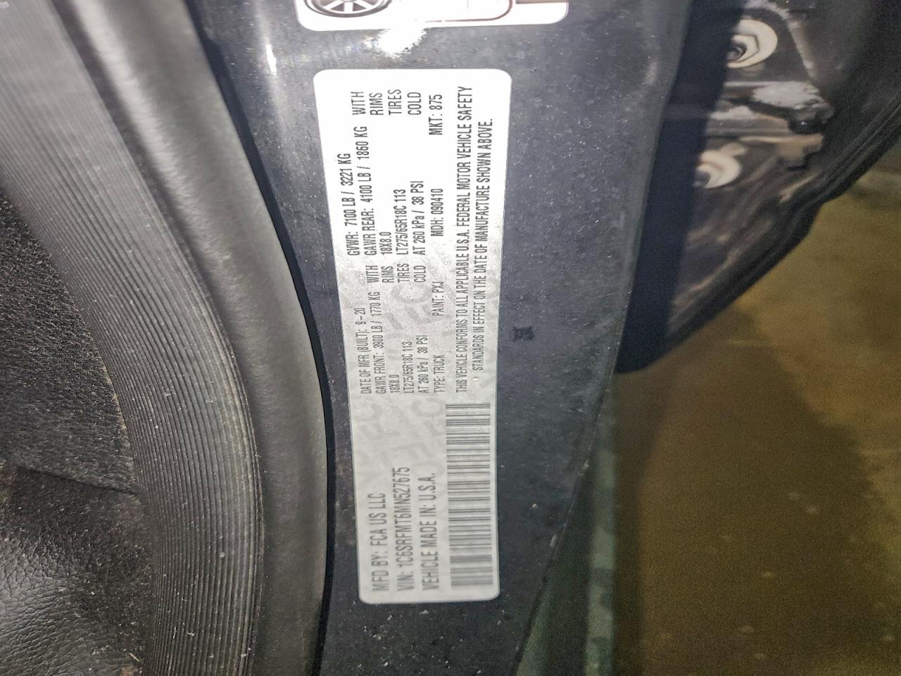 2021 RAM 1500 BIG HORN/LONE STAR photo 12