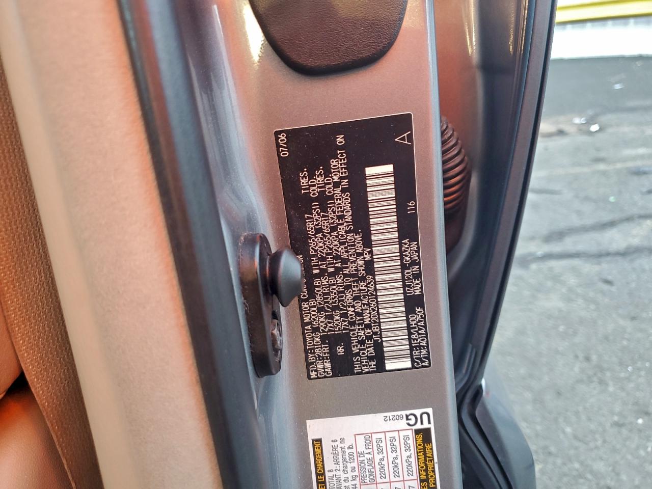 2006 LEXUS GX 470 photo 12