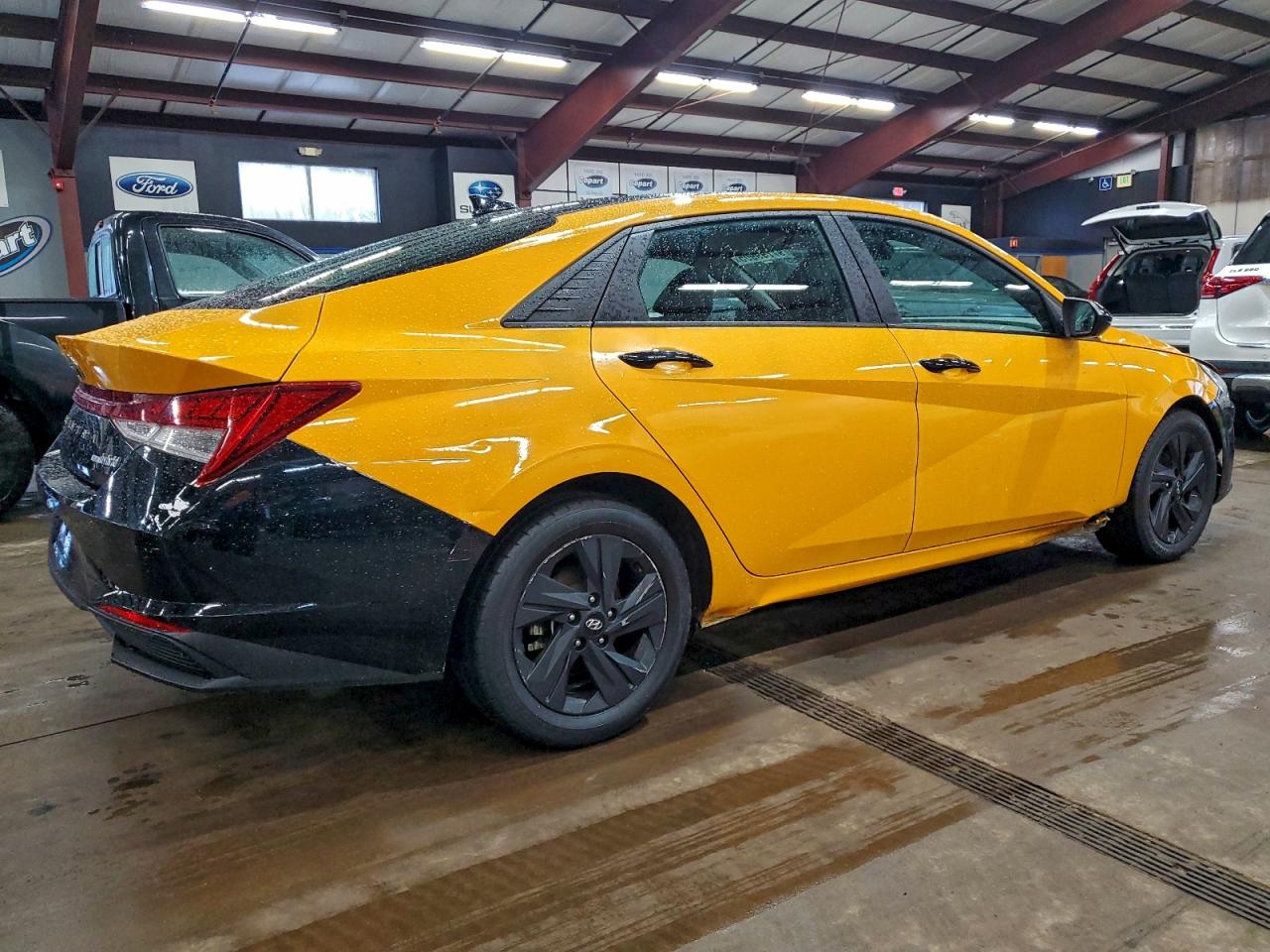 2023 HYUNDAI ELANTRA BLUE photo 3