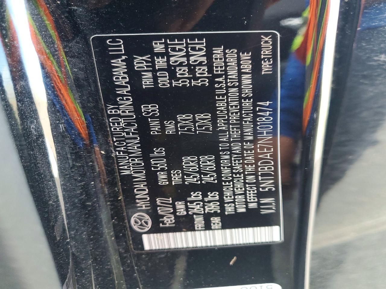 2022 HYUNDAI SANTA CRUZ SEL photo 34
