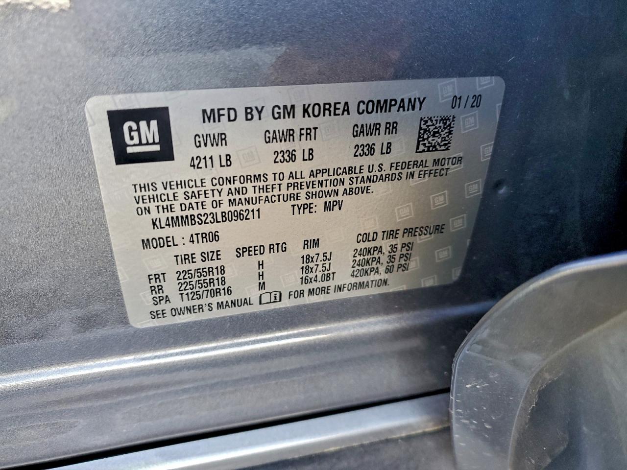 2020 BUICK ENCORE GX PREFERRED photo 13