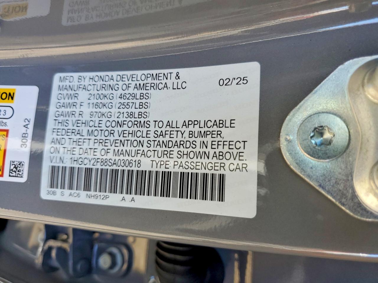 2025 HONDA ACCORD TOURING HYBRID photo 45