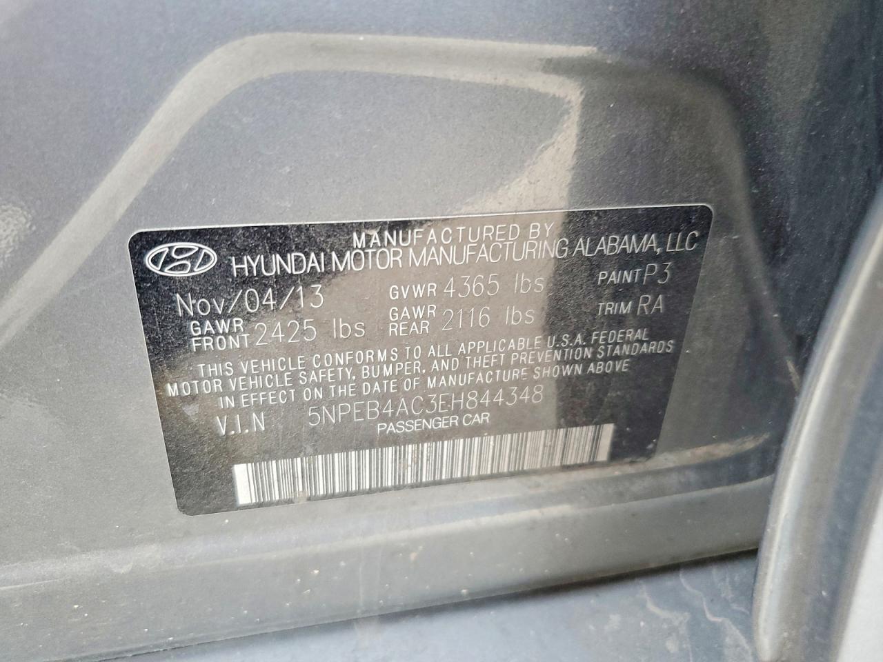 2014 HYUNDAI SONATA GLS photo 23