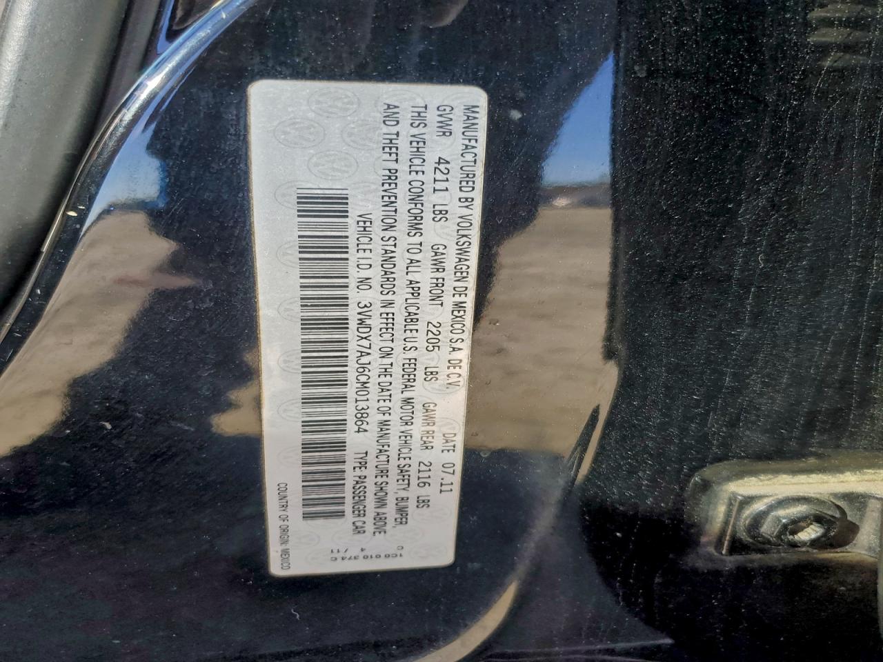 2012 VOLKSWAGEN JETTA SE photo 23