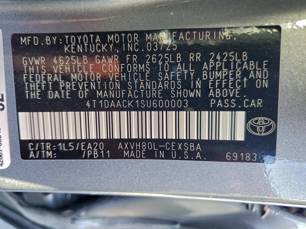 2025 TOYOTA CAMRY XSE photo 12