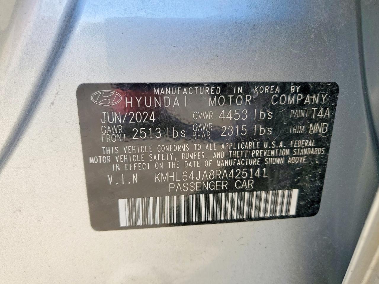 2024 HYUNDAI SONATA SEL photo 12