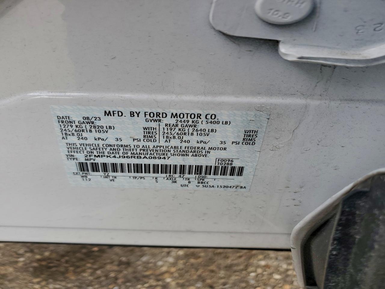 2024 FORD EDGE SEL photo 13