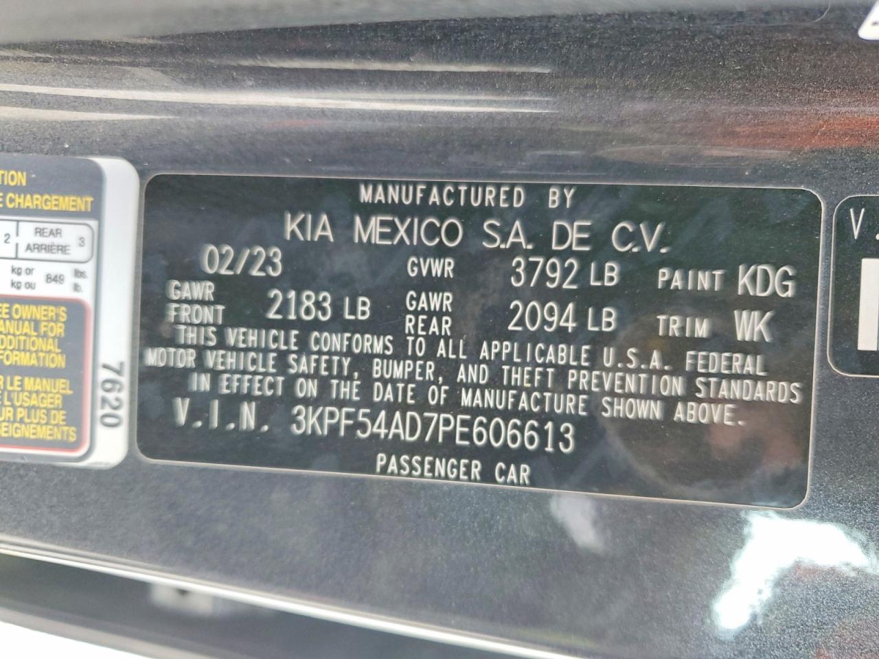 2023 KIA FORTE GT LINE photo 12