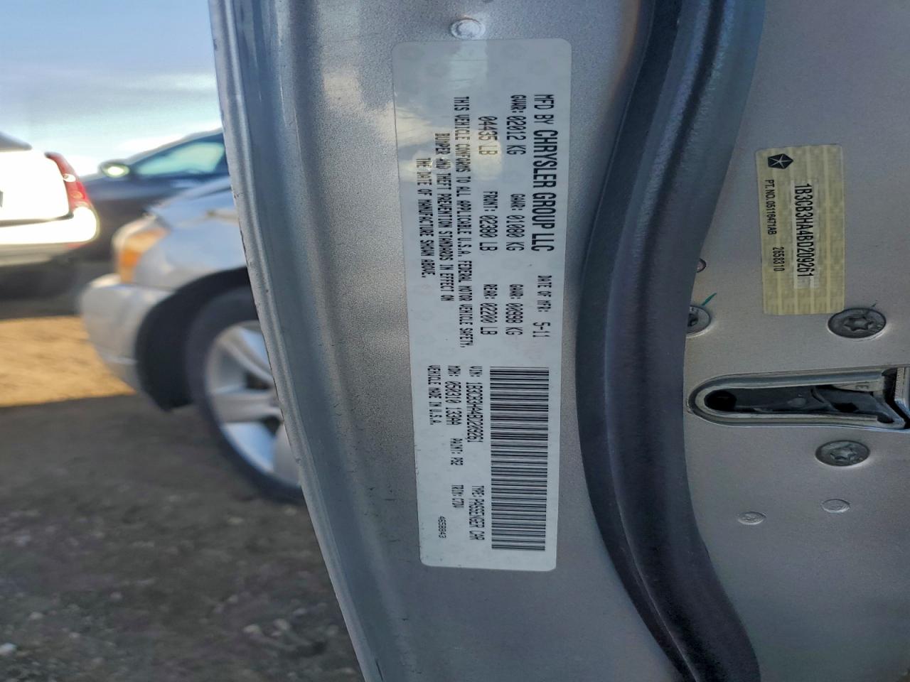 2011 DODGE CALIBER MAINSTREET photo 12