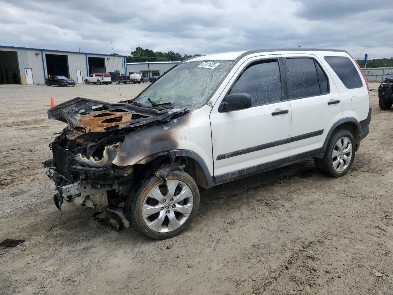 2005 HONDA CR-V LX — BURN - ENGINE damage — photo 1
